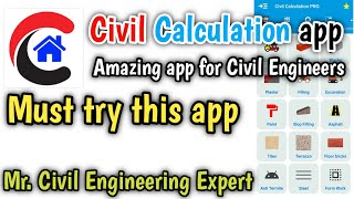Civil Calculation App - Best app for Material Calculation in Civil Engineering Field - Mr. Civil screenshot 3