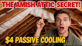 The $4 Cotton Trick That COOLS Your Attic 18° — Amish Families Never Stopped Using This