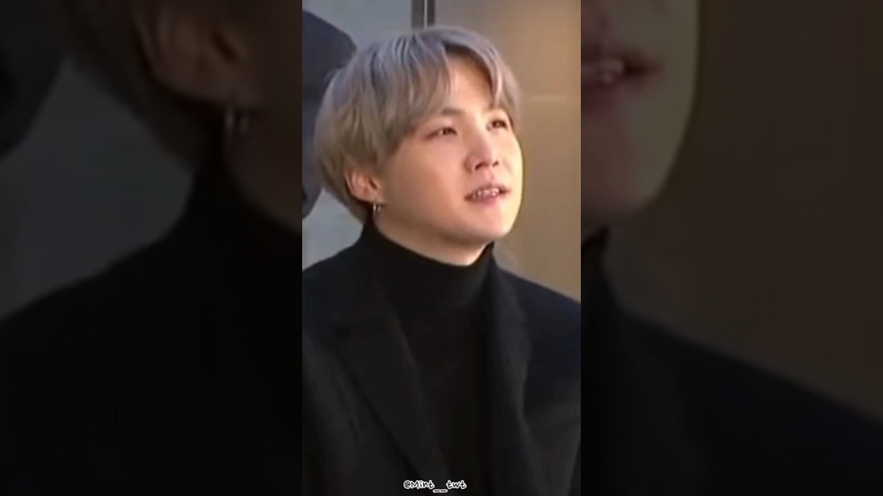 最初は我慢できたけど最後寒すぎて我慢できなくなってるゆんぎや　 #suga #bts ※🔗概要欄あり※