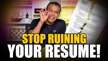Stop Ruining Your Resume! 🚫 Mistakes That Kill Your Chances ❌ | Sidd Ahmed