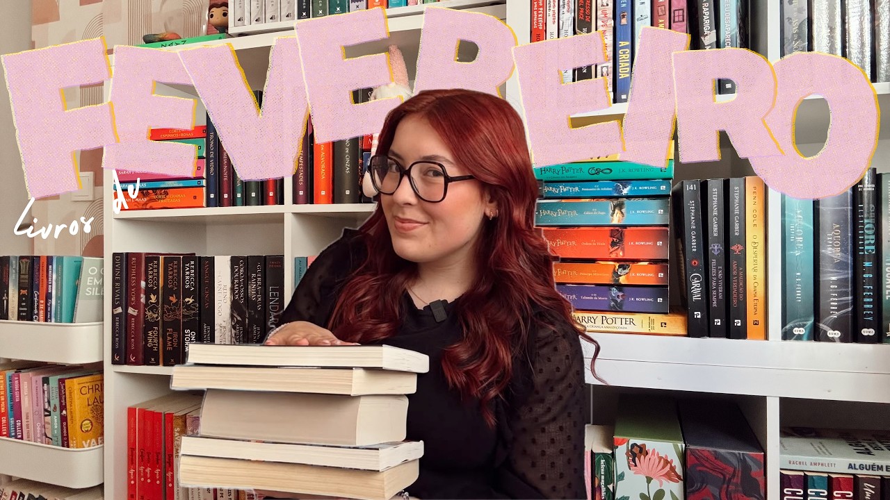 todos os livros que li em fevereiro! 💌🥹📖✨