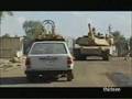 U.S tank crushes Iraqi civilian