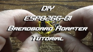 DIY ESP8266-01 breadboard adapter