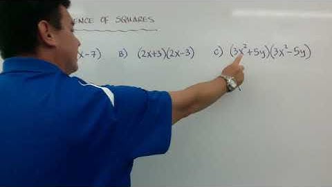Sec 9.4 - Multiply Special Case Polynomials