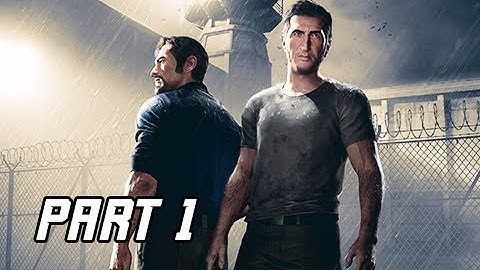 A WAY OUT Gameplay Walkthrough Part 1 - Co-op with Tara (4K Let