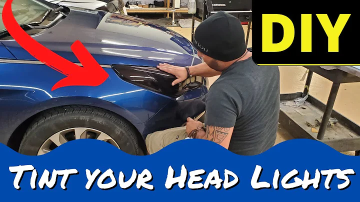 How to tint head lights for a car or truck , head or tail lights too!