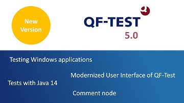 QF-Test Version 5.0 - Testing Windows applications