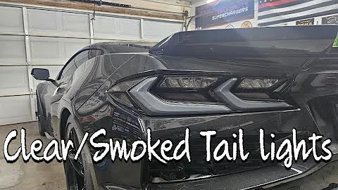C8 Clear/Smoked Tail lights Review