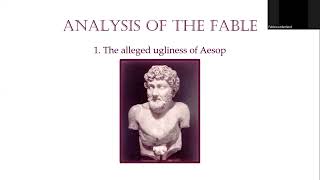 Video #4 The Fable of Aesop