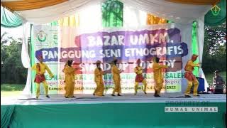 Panggung Seni Etnografis : Penampilan Tari Lancang Kuning Oleh Himpunan Mahasiswa Langkat