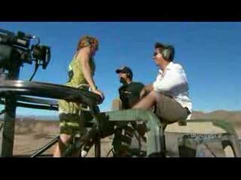 Mythbusters can a machine gun chop off a tree MINIGUN !!!