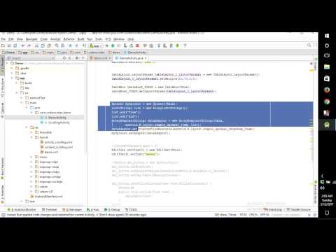 Dynamic Component Creation in Android