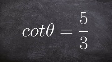 Given a trig equation, create a triangle to evaluate six trigonometric functions