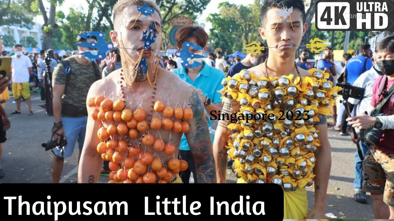 Thaipusam festival Singapore 2023 | A Walk with Kavadi | Little India 🇸🇬 | #thaipusam #murugantemple