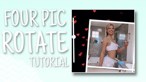 Four Picture Rotate Tutorial | Funimate Tutorial