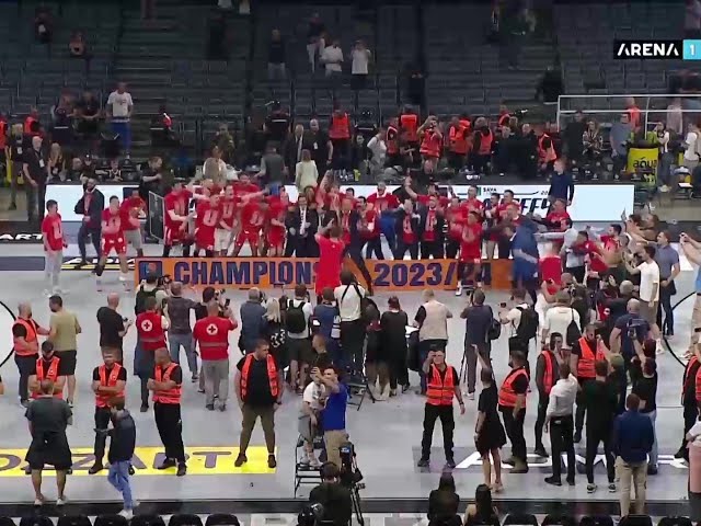 ZVEZDA JE NOVI ŠAMPION JADRANA: Crveno-beli proslavili titulu u praznoj Areni!