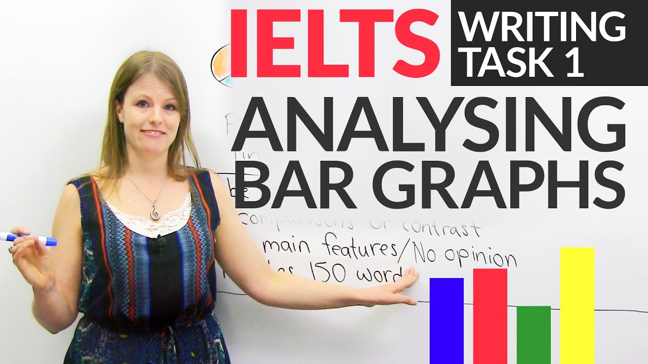 ⁣IELTS Writing Task 1: How to describe BAR GRAPHS