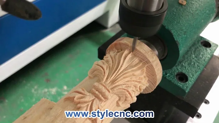 Affordable CNC router machine with 4 axis rotary for 3D woodworking