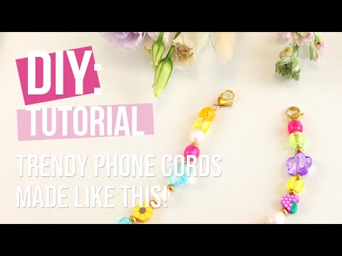 Trendige Handyketten einfach selbst machen!