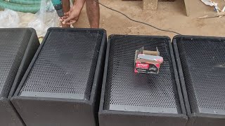 বক্স তৈরি করা হচ্ছে ⚒️🙂new box video 😱 dj setup #2024 #competition #viral #new #setup #longvideo