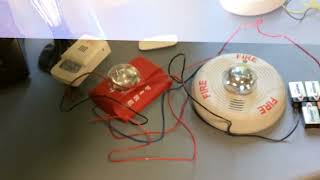 System test 1A system sensor and Wheelock fire alarms