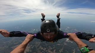 Cat C2 AFF course. Passed Skydive Carolina