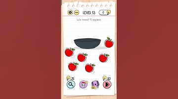 Brain Test 53 | We need q apples