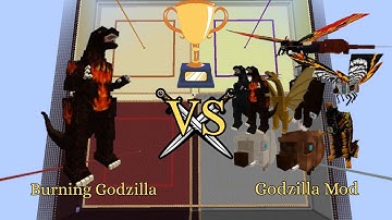 Burning Godzilla vs Godzilla Mod | Minecraft 1.7.10