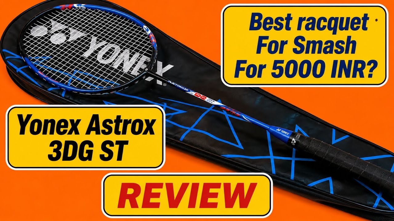 Yonex Astrox 3DG ST Badminton Racket Racquet REVIEW #badminton