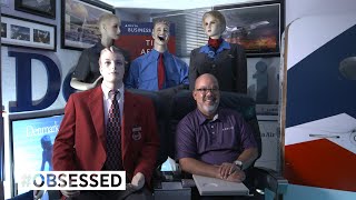 This Delta flight attendant has built a museum filled with airline memorabilia in his basement!