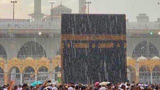 In Mecca, rain makes hearts happy. Small flood in Saudi Arabia. Natural Disasters. Weather. Сlimate