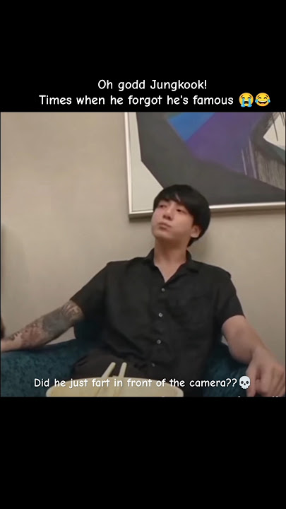 when jungkook forget he's famous💀