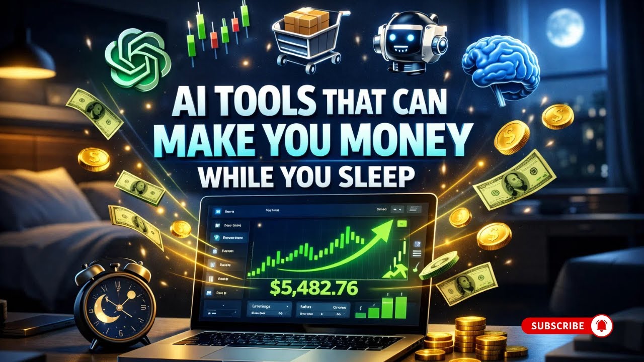 AI Tools That Can Make You Money While You Sleep 2025 | Passive Income with AI