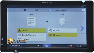 Copywell   Hot to use Ricoh Smart Operation Panel Smart Interface Copying Long Version
