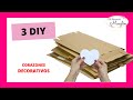 3 DIY. 😍 Como hacer ❤️CORAZONES❤️ con DECOUPAGE. || Ideas FACILES 💕