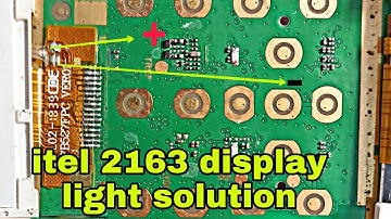 itel 2163 Display Light Solution | Step-by-Step Display Light Jumper Fix 