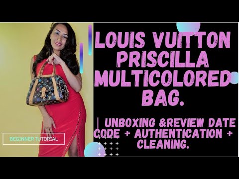 Priscilla cloth handbag Louis Vuitton Multicolour in Cloth - 25856201