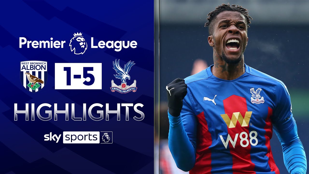 Zaha dazzles after Pereira red card | West Brom 1-5 Crystal Palace | Premier League Highlights