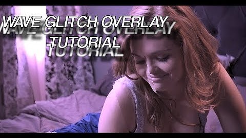 wave glitch overlay tutorial | after effects