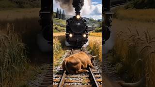 The Brave Cow Who Saved the Train