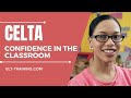 Confidence in the classroom for new teachers