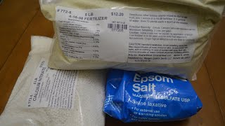 Growing Hot Peppers With Masterblend Fertilizer, Calcium Nitrate And Epson Salt