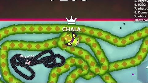 New Skin Best Trapped Gameplay? Snake.io Epic Snake.io Gameplay #chala #snake