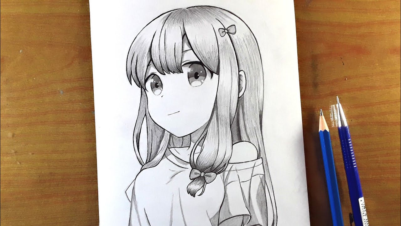 cara menggambar anime loli izumi sagiri how to draw anime girl