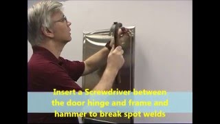 Installing the Nvi Recessed Electronic Roll Towel Dispenser