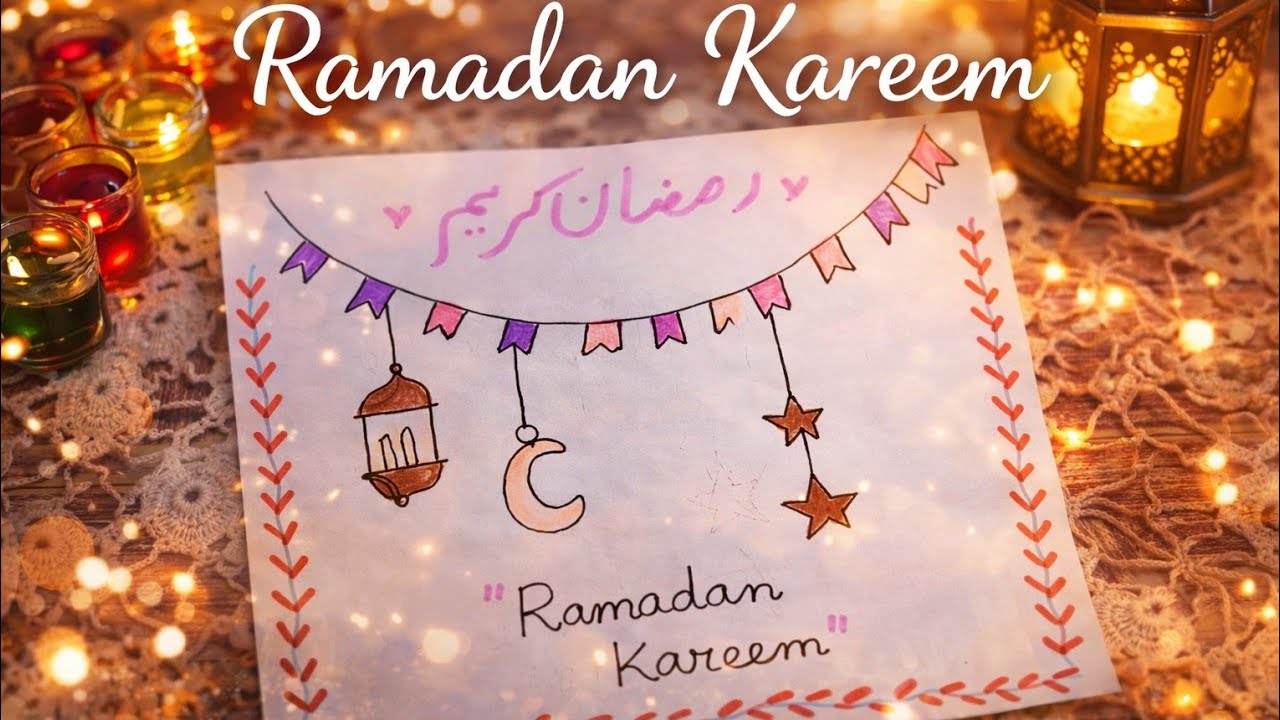 Ramadan Mubarak Card 🌙 | Beautiful Islamic Greetings | Ramadan 2026 with HMHI