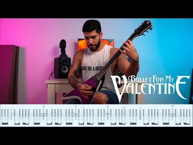 Bullet For My Valentine - All These Things I Hate - Guitar Cover with On Screen Tabs (#12) class=