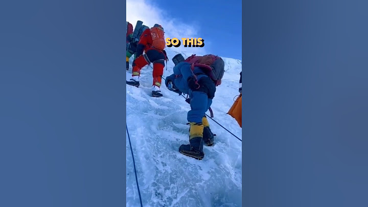 What it takes to survive Mount Everest #Shorts