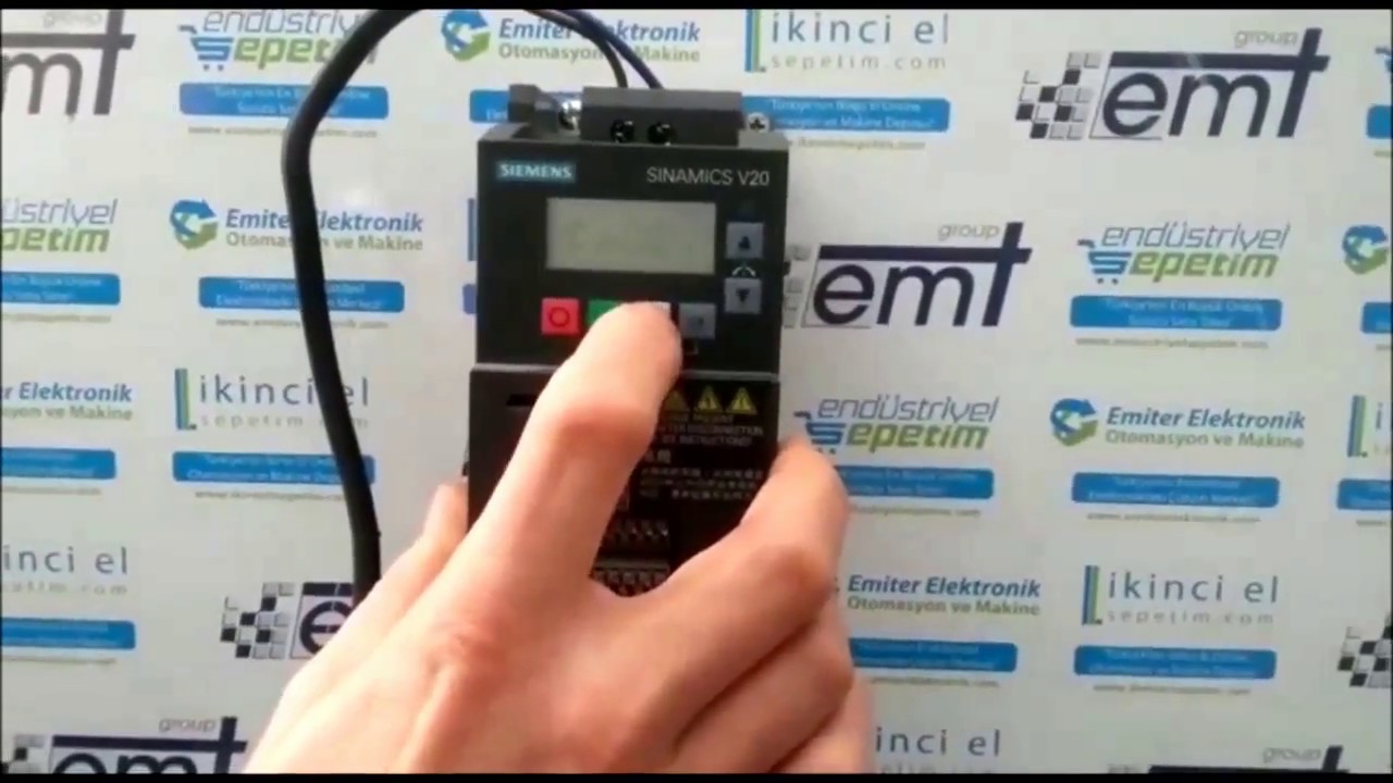 Siemens V20 Hızlı Kurulum