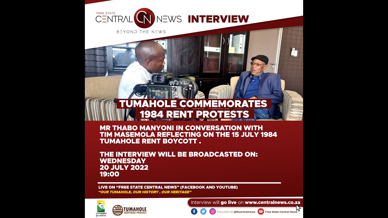 Thabo Manyoni reflects on the 15 July 1984 Tumahole Rent Boycott